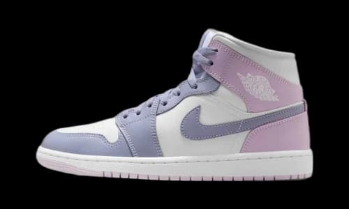 Jordan 1 Mid Indigo Haze Doll White (Women's)
