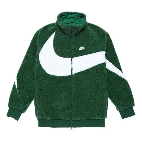 Nike Big Swoosh Reversible Boa Jacket (Asia Sizing) Gorge Green