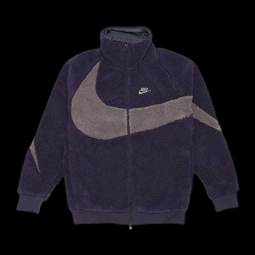 Nike Big Swoosh Reversible Boa Jacket (Asia Sizing) Cave Purple