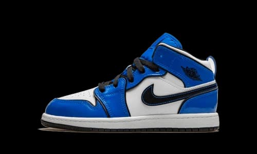 Jordan 1 Mid Signal Blue (PS)
