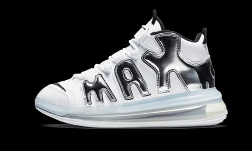 Nike Air More Uptempo 720 White Metallic Silver