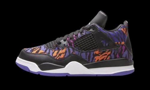 Jordan 4 Retro Black Rush Violet (PS)