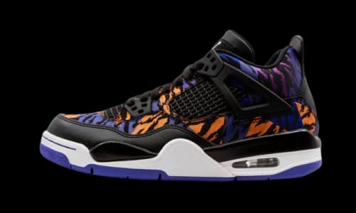 Jordan 4 Retro Black Rush Violet (GS)