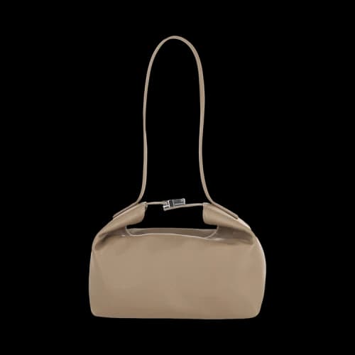ByFar Bea Nappa Shoulder Bag Beige