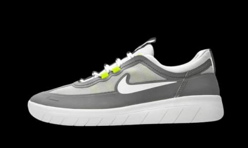 Nike SB Nyjah Free 2 Grey Neon