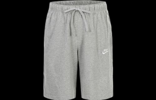 Nike Branded Swoosh Logo Shorts Grey