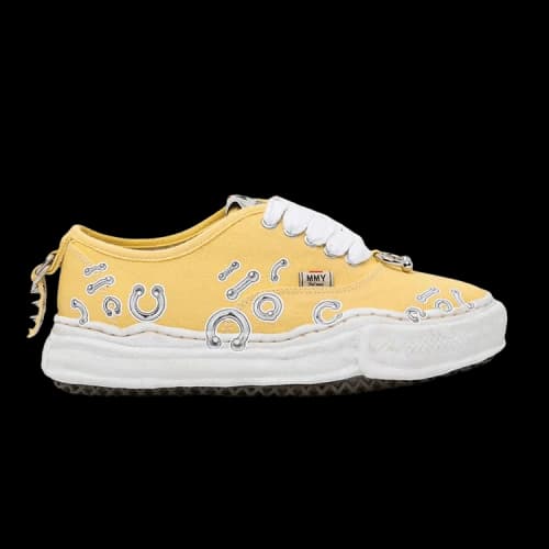 Maison Mihara Yasuhiro Baker OG Sole Canvas Low BONBOM Yellow