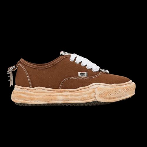 Maison Mihara Yasuhiro Baker Vintage Vintage Sole Canvas Low BONBOM Brown