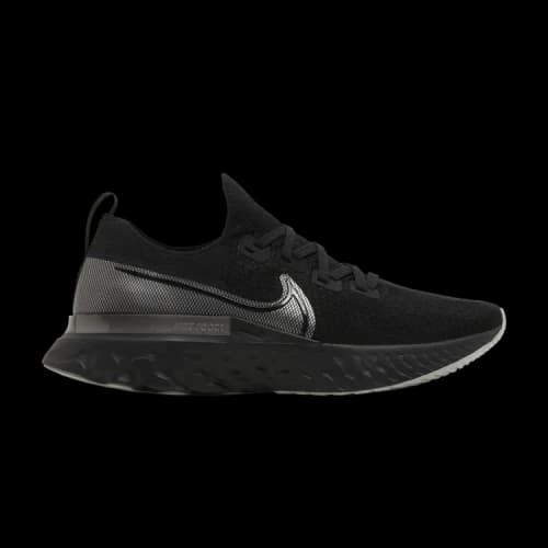 Nike React Infinity Run Black Metallic Silver