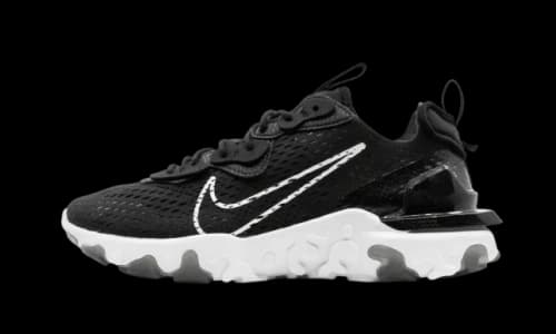 Nike React Vision Black White