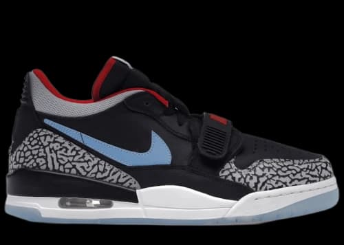 Jordan Legacy 312 Low Black Valor Blue