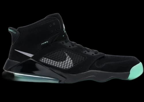 Jordan Mars 270 Black Green Glow