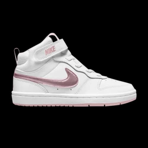 Nike Court Borough Mid 2 PSV 'White Pink Glaze'