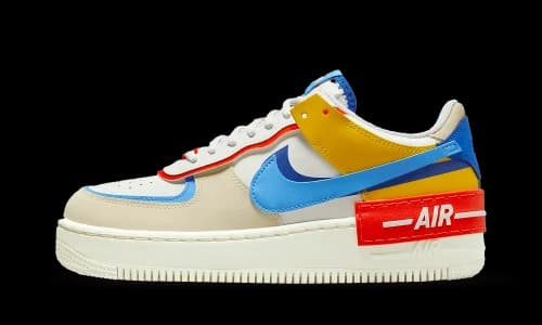 Nike Air Force 1 Low Shadow Sail Game Royal Rush Orange University Blue (Women's)