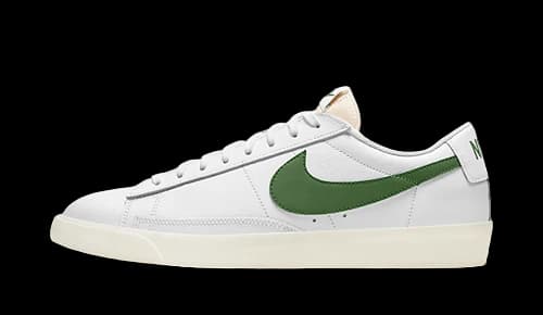 Nike Blazer Low Leather White Forest Green