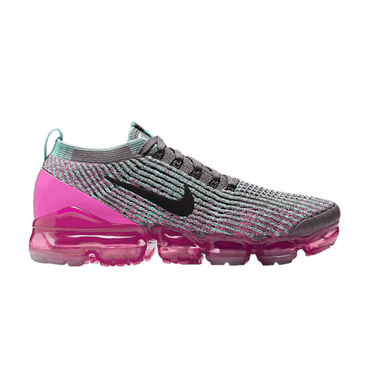 Nike Air VaporMax Flyknit 3 Gunsmoke Fuchsia (Women's)