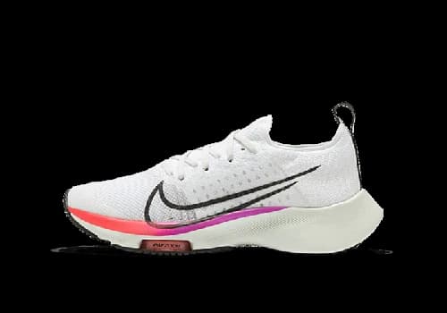 Nike Air Zoom Tempo Next% Flyknit White Hyper Violet Flash Crimson (Women's)