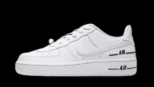 Nike Air Force 1 LV8 3 White Black (GS)