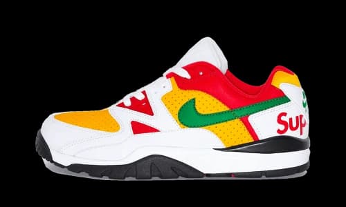 Nike Cross Trainer Low Supreme White Yellow Red