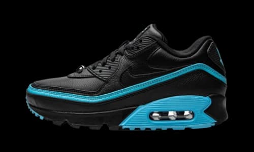 Nike Air Max 90 Undefeated Black Blue Fury