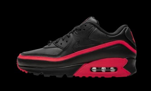 Nike Air Max 90 Undefeated Black Solar Red