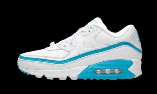 Nike Air Max 90 Undefeated White Blue Fury