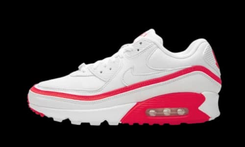 Nike Air Max 90 Undefeated White Solar Red