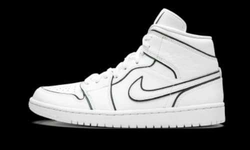 Jordan 1 Mid Iridescent Reflective White (Women's)