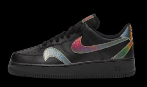 Nike Air Force 1 Low Misplaced Swooshes Black Multi