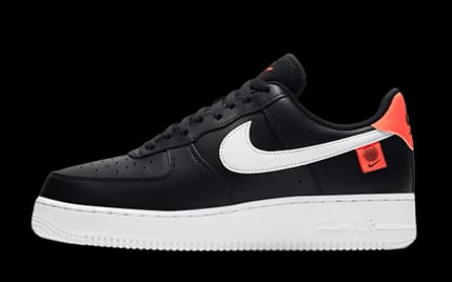 Nike Air Force 1 Low Worldwide Black Flash Crimson White
