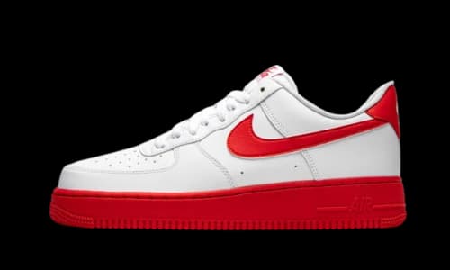 Nike Air Force 1 Low White Red Midsole