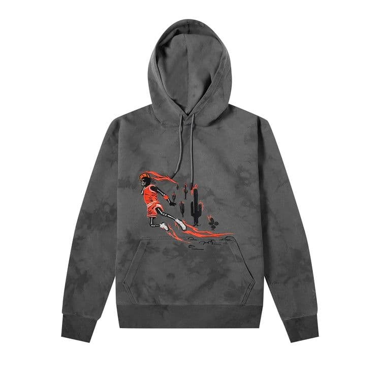 Cactus Jack by Travis Scott x Air Jordan Washed Suede Hoodie 'Iron Grey'