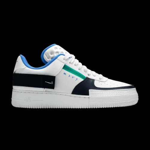 Nike Air Force 1 Type White Obsidian