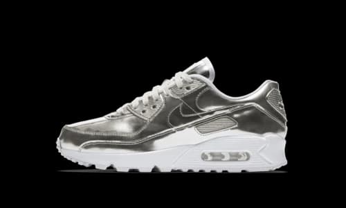 Nike Air Max 90 Metallic Silver (2020) (Women's)