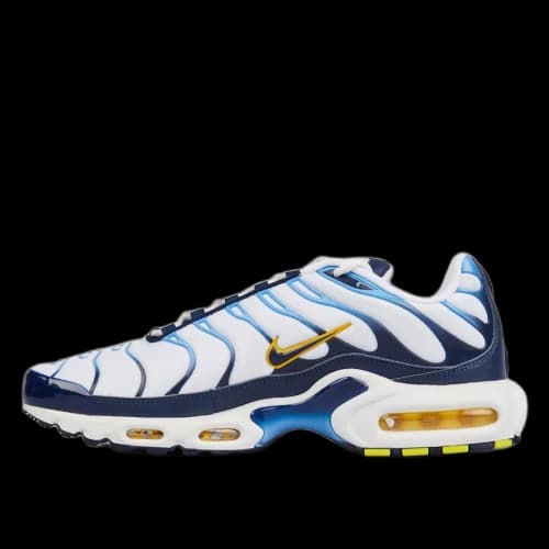 Nike Air Max Plus White Navy Gold