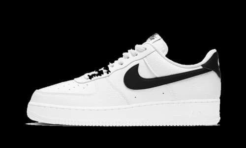 Nike Air Force 1 Low '07 White Black Pebbled Leather