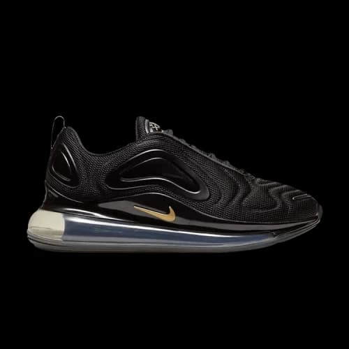 Nike Air Max 720 Black Metallic Gold (Women's)