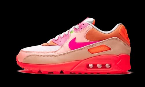 Nike Air Max 90 PRM Platinum Crimson/Bright Purple (Women's)
