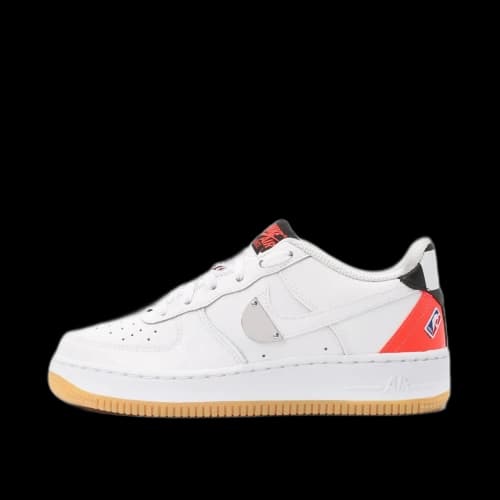 Nike Air Force 1 LV8 NBA White Crimson Gum (GS)