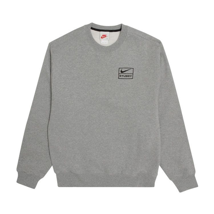 Nike x Stussy NRG BR Crew Fleece Gray