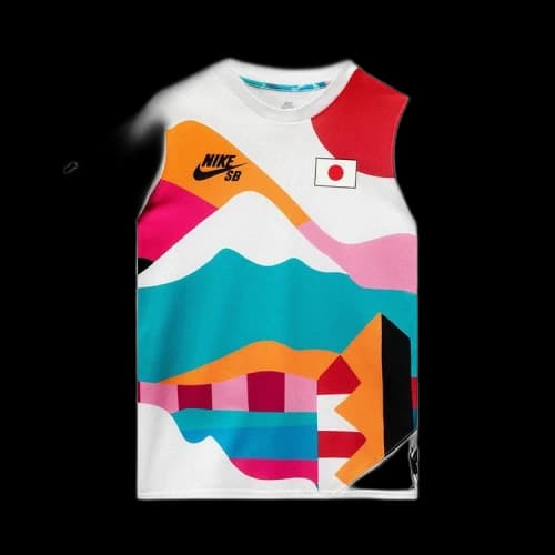 Nike SB x Parra Japan Federation Kit Crew Jersey White/Black