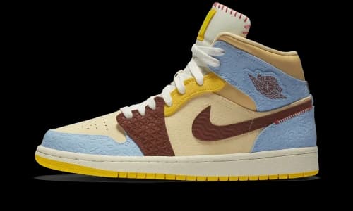 Jordan 1 Mid SE Fearless Maison Chateau Rouge