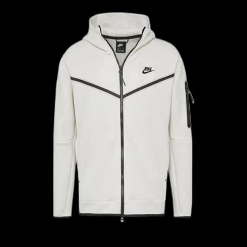 Nike Sportswear Tech Fleece Full-Zip Hoodie Light Bone/Black