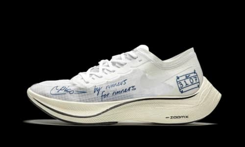 Nike ZoomX Vaporfly Next% Blue Ribbon Sports White