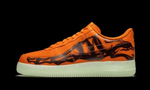 Nike Air Force 1 Low Orange Skeleton Halloween (2020)