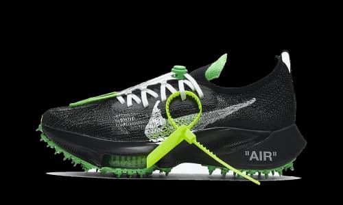 Nike Air Zoom Tempo Next% Flyknit Off-White Black Scream Green