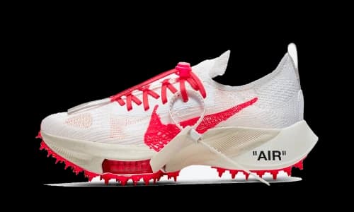 Nike Air Zoom Tempo Next% Flyknit Off White White Solar Red