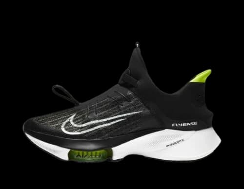 Nike Air Zoom Tempo Next% FlyEase Black White Volt