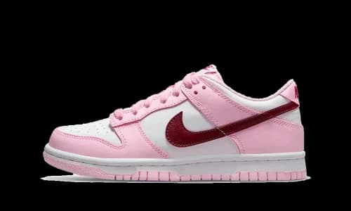 Nike Dunk Low Pink Foam Red White (GS)