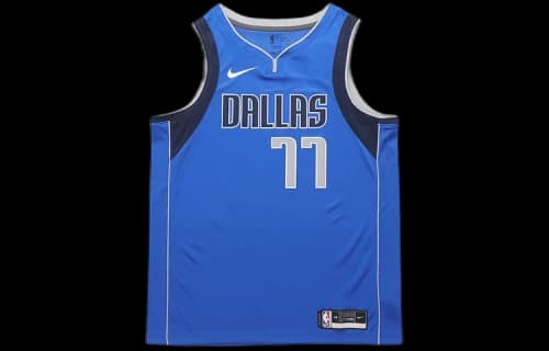 Nike Doncic Dallas Marvericks Icon Edition 2020 Jersey Blue/Black/Grey